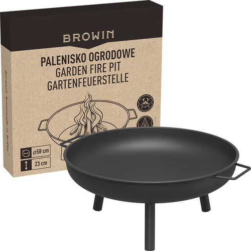 Brasero de jardín Ø58 cm, redondo, tipo cuenco - 8