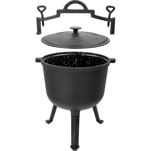 Caldero esmaltado, 10l, de hierro fundido - 2