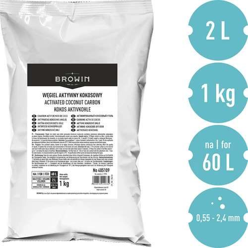 Carbón activado de coco 1 kg - 2