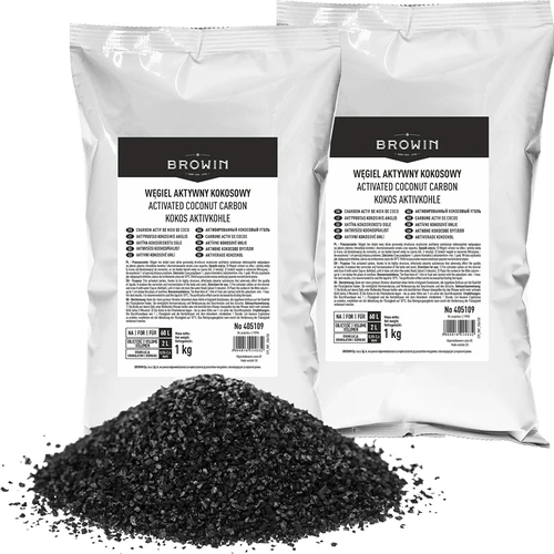 Carbón activado de coco 1 kg x 2 - conjunto  - 1 
