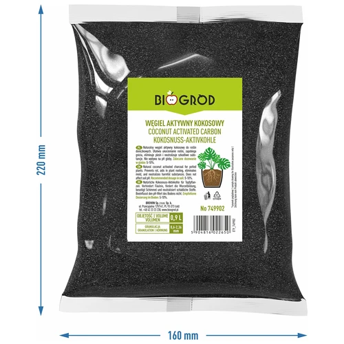 Carbón activado de coco para plantas 0,9L - 5