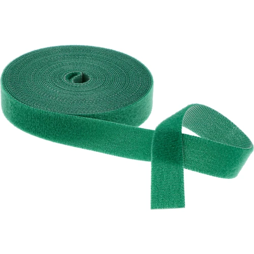 Cinta de jardín con velcro, verde, 15 mm x 5 m  - 1 