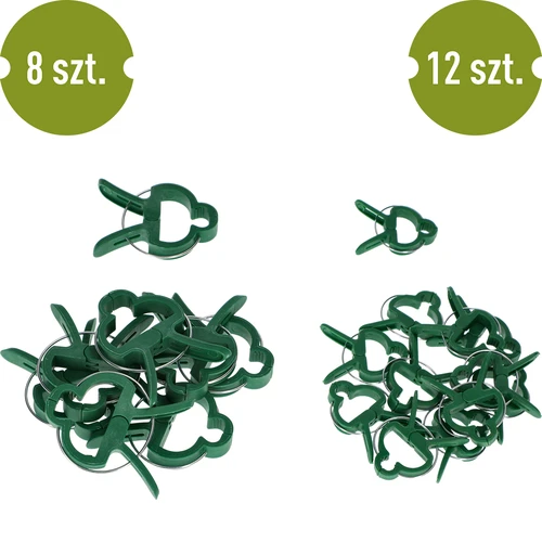 Clips para sujetar plantas 20 piezas (8x grandes/12x pequeñas) - 2