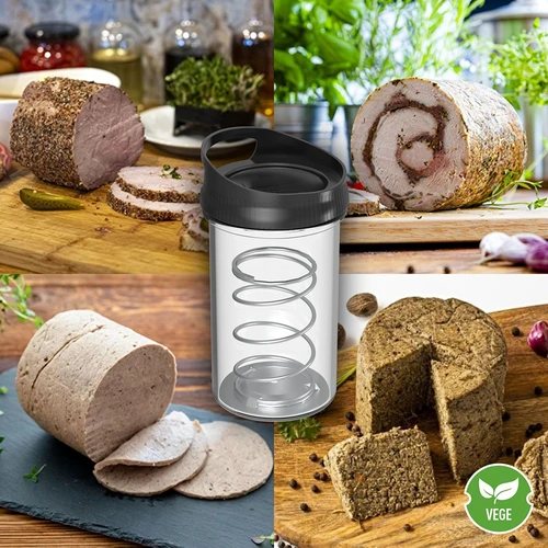 Cocedor de fiambre de vidrio para 450 g - 14