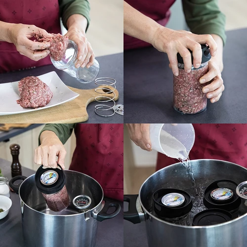 Cocedor de fiambre de vidrio para 450 g - 10