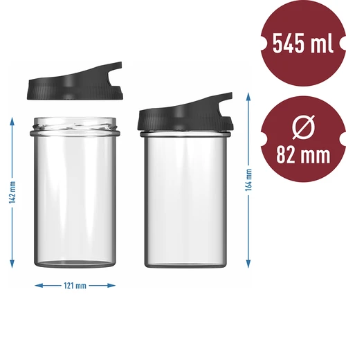 Cocedor de fiambre de vidrio para 450 g - 9