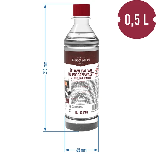 Combustible en gel para calentadores de ahumador, 0,5 L - 2