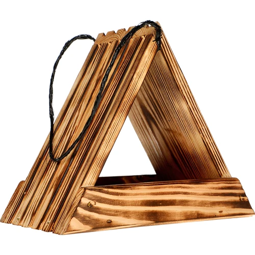 Comedero para pájaros de madera Triángulo  - 1 