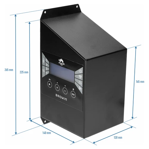 Conjunto de módulos con controlador Wi-Fi -dragON IQ 2,7 kW, para ahumadores de jardín - 4