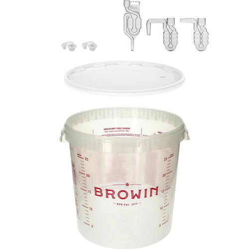 Contenedor de ferment. transp. 30L, impresión, 3 tubos - 3