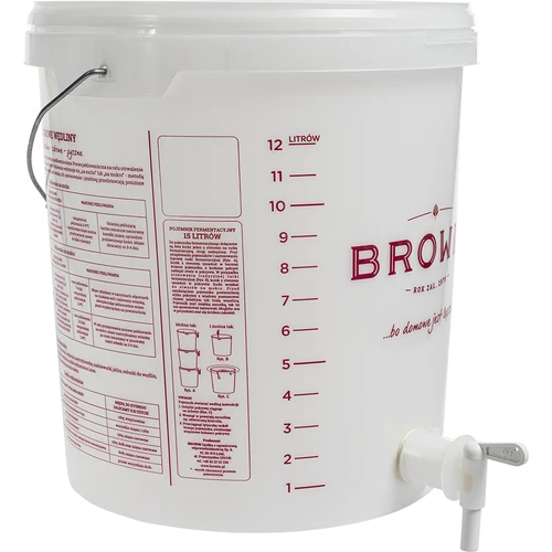 Contenedor de fermentación de 15 L con tapa y grifo - 5