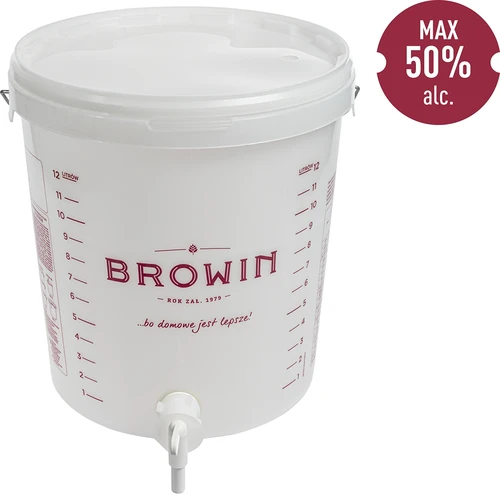 Contenedor de fermentación de 15 L con tapa y grifo - 2