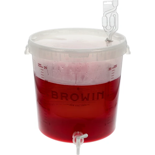 Contenedor de fermentación de 30L con tapa y grifo - 11