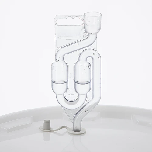 Contenedor de fermentación transp 30L impresión, grifo, 3 tubos - 10