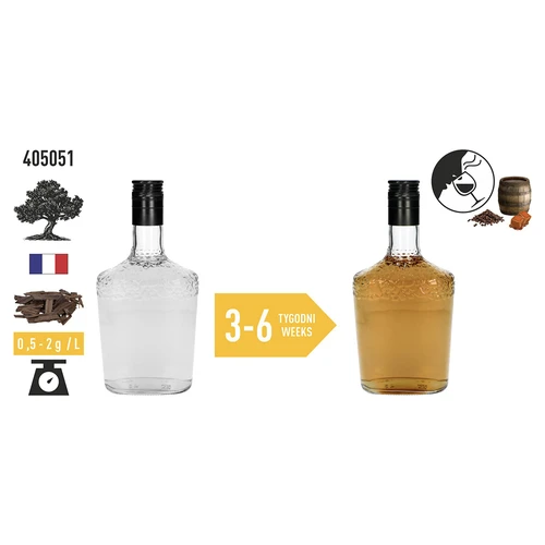 Copos de roble muy tostados 50 g - 6