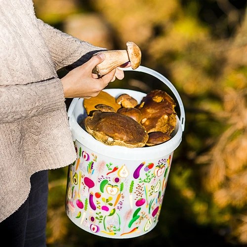 Cubo alimentario con tapa 10L - verduras - 3