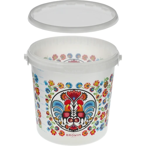 Cubo alimentario GWIOZDA - con tapa, 10 L - 5
