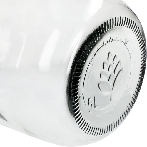 Dama 5 L con tapón de rosca, tapón y tubo de fermentación – pack de 4 uds. - 5