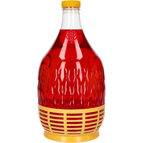 Damajuana Dama 5 L de PET, con tapón de rosca y cesta - 2