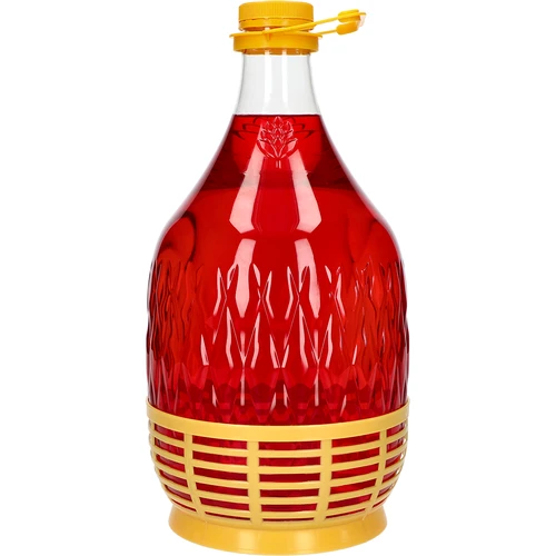 Damajuana Dama 5 L PET, con tapón de rosca, asa y cestillo - 2