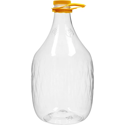 Damajuana Dama 5 L PET, con tapón de rosca y asa