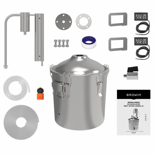 DESTILADOR CLÁSICO CONVEX 30L- 1 DECANTADOR - 3