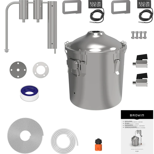 DESTILADOR CLÁSICO CONVEX 30L- 2 SEPARADORES - 3