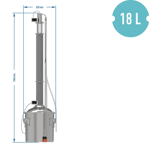DESTILADOR MODULAR CONVEX 18L- BALDUR - 16
