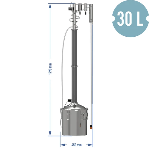 DESTILADOR MODULAR CONVEX 30L-ELÉCTR. PERUN - 19