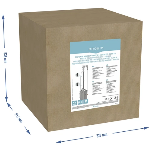 DESTILADOR MODULAR CONVEX 60L-ELÉCTR. PERUN XXL - 17