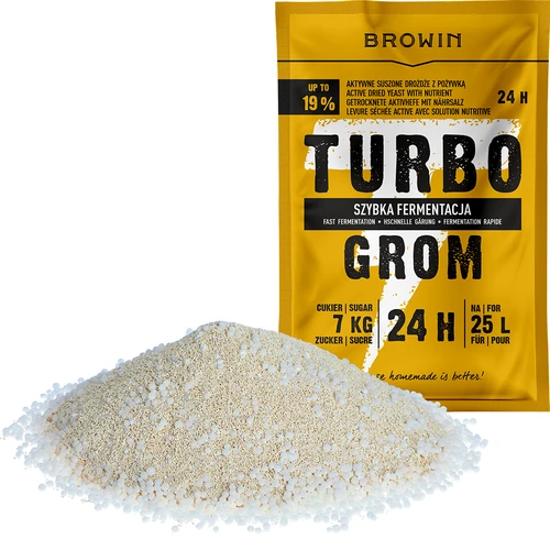 Drożdże gorzelnicze Turbo Grom 24h - 3
