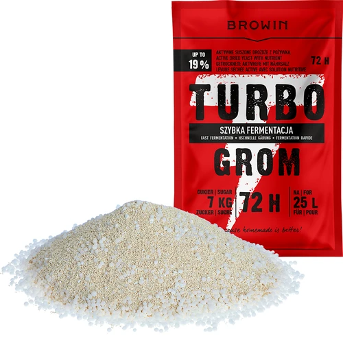 Drożdże gorzelnicze Turbo Grom 72h - 3