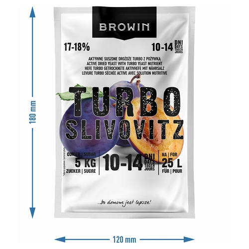 Drożdże gorzelnicze Turbo Slivovitz - 4