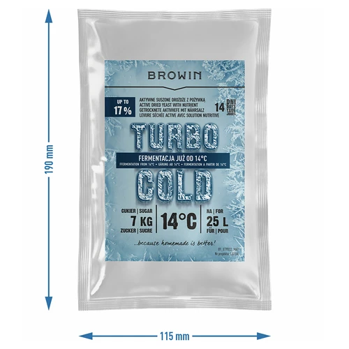 Drożdże Turbo Cold 120 g - 7