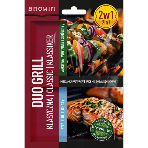 Duo Grill Clásica para pescado y verduras - mezcla de especias 2 en 1, 2 x 12 g  - 1 