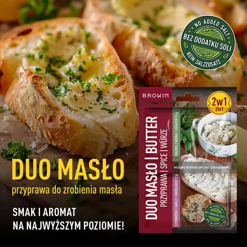 Duo Mantequilla - especia de ajo y hierbas 2 en 1, 2 x 12g - 5