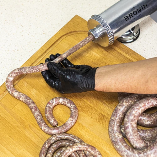 Embutidora horizontal 1,5 kg con pistón de silicona - 13