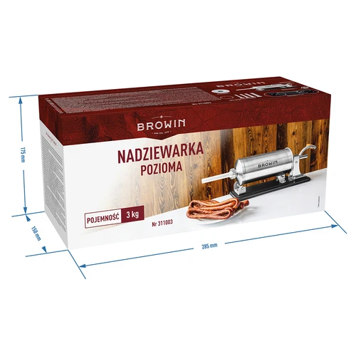 Embutidora horizontal de 3 kg - 12