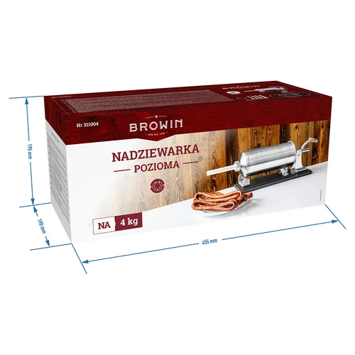 Embutidora horizontal de 4 kg - 11