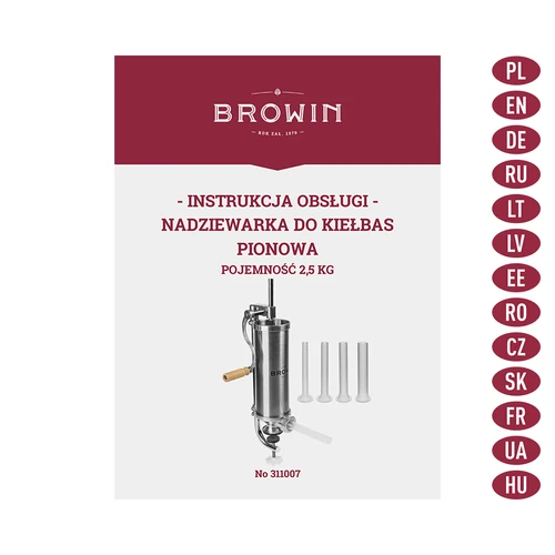 Embutidora vertical 2,5kg - 9