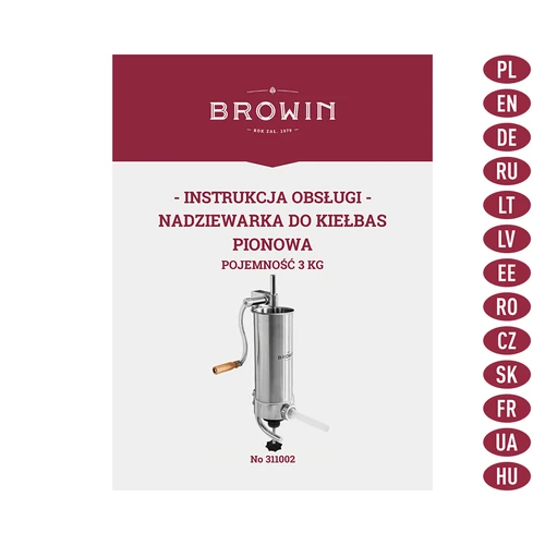 Embutidora vertical 3kg - 8