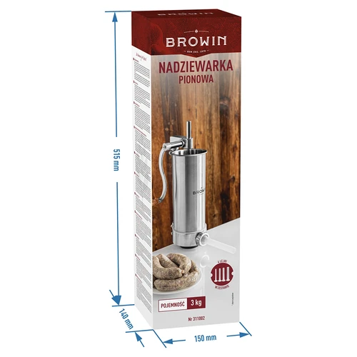 Embutidora vertical 3kg - 10