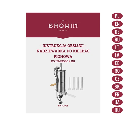 Embutidora vertical 4kg - 9