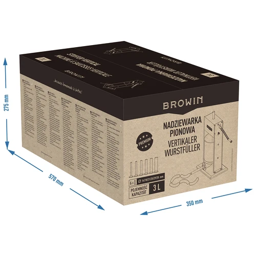 Embutidora vertical Premium 3 L - 13