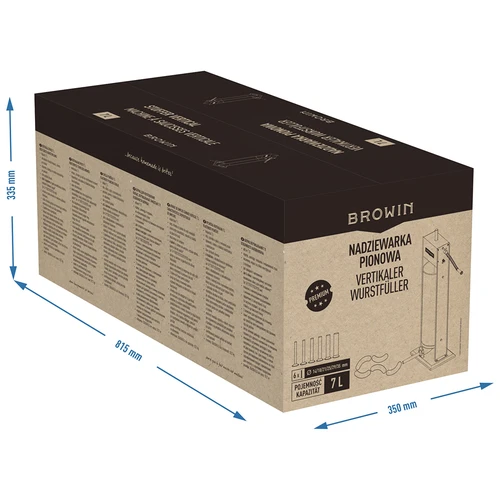 Embutidora vertical premium, 7 L - 13