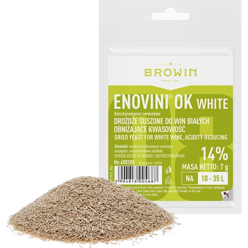 Enovini OK WHITE levadura que reduce la acidez - 2