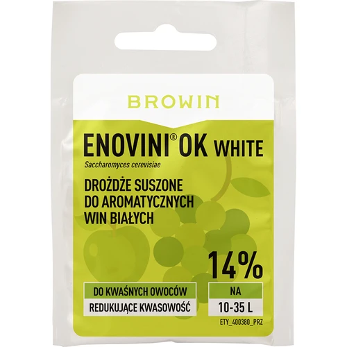 Enovini OK WHITE levadura que reduce la acidez  - 1 