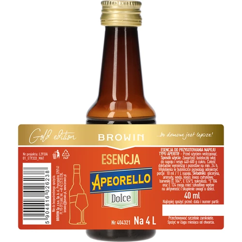 Esencia Apeorello Dolce para 4 L, 40 ml - 4