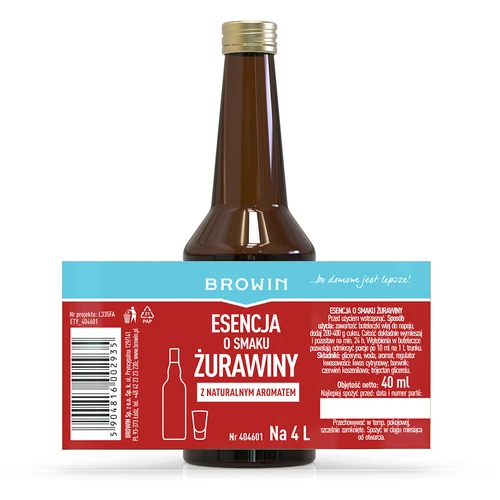 Esencia con sabor a arándano rojo para 4 L - 40 ml - 5