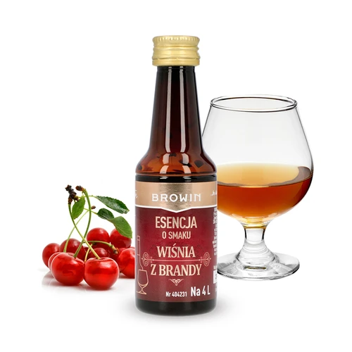 Esencia con sabor a Cereza con brandy, 40 ml - para 4 L - 3